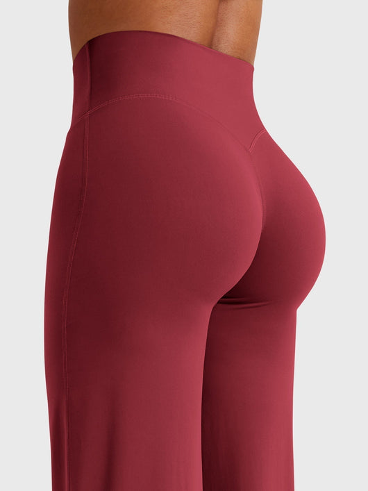 Doris | Dames zomerbroek met wijd uitlopende pijp en hoge taille