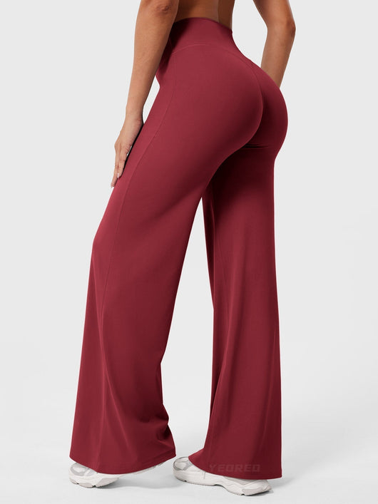 Doris | Dames zomerbroek met wijd uitlopende pijp en hoge taille