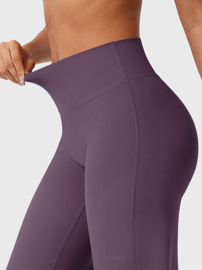 Doris | Dames zomerbroek met wijd uitlopende pijp en hoge taille