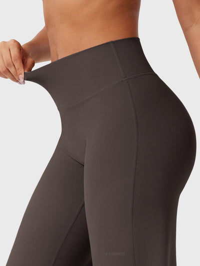 Doris | Dames zomerbroek met wijd uitlopende pijp en hoge taille