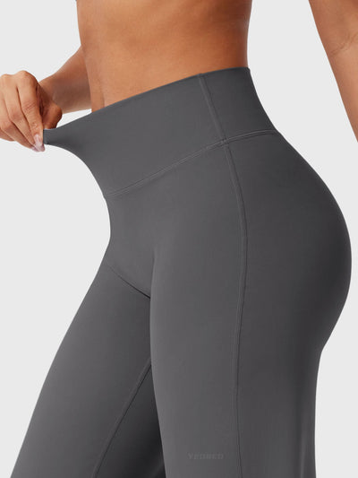 Doris | Dames zomerbroek met wijd uitlopende pijp en hoge taille