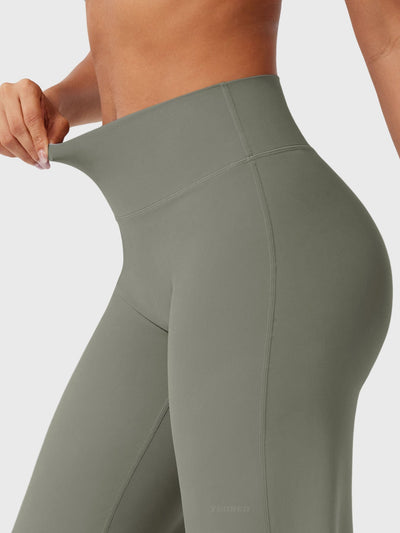 Doris | Dames zomerbroek met wijd uitlopende pijp en hoge taille