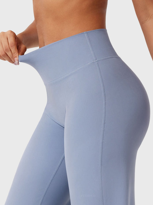 Doris | Dames zomerbroek met wijd uitlopende pijp en hoge taille