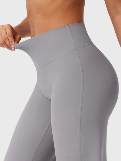 Doris | Dames zomerbroek met wijd uitlopende pijp en hoge taille