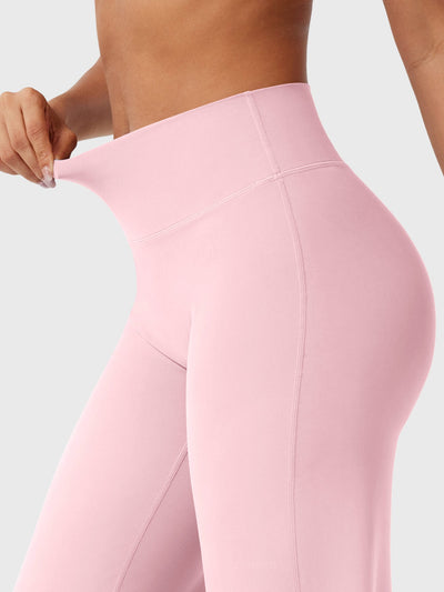 Doris | Dames zomerbroek met wijd uitlopende pijp en hoge taille