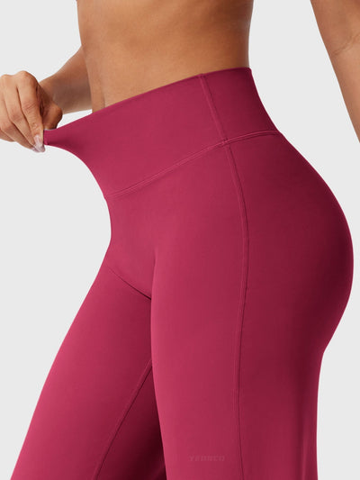 Doris | Dames zomerbroek met wijd uitlopende pijp en hoge taille