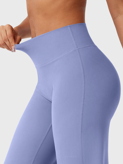 Doris | Dames zomerbroek met wijd uitlopende pijp en hoge taille