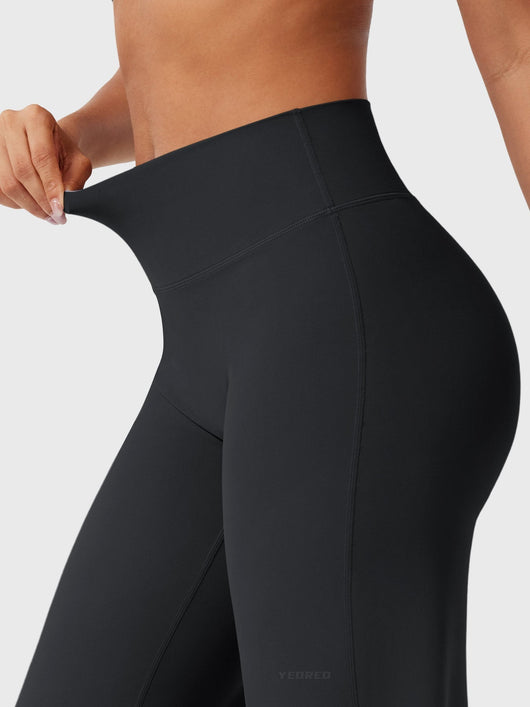 Doris | Dames zomerbroek met wijd uitlopende pijp en hoge taille